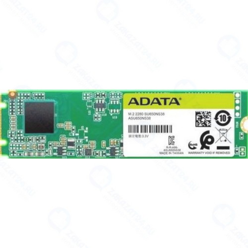 SSD диск ADATA M.2 2280 SU650 240 Гб M.2 SATA III TLC 3D ASU650NS38-240GT-C