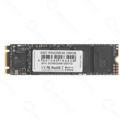 SSD диск AMD Radeon M.2 2280 256 Gb R5 Series SATA-III NAND 3D TLC (R5M256G8)