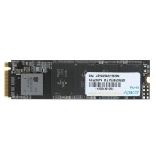 SSD диск Apacer M.2 AS2280P4 256 Гб PCIe Gen3x4, NVMe1.3 3D TLC (AP256GAS2280P4-1)