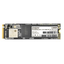 SSD диск ExeGate KC2000MNextPro+ 128 Gb M.2 2280 3D TLC (PCI-E x4) SSD диск ExeGate KC2000MNextPro+ 128 Gb M.2 2280 3D TLC (PCI-E x4)