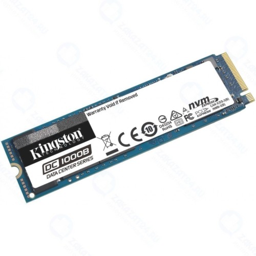 SSD диск KINGSTON M.2 (2280) Enterprise DC1000B 960 Гб PCIe 3.0 x4 (NVMe) NAND 3D TLC SEDC1000BM8/960G