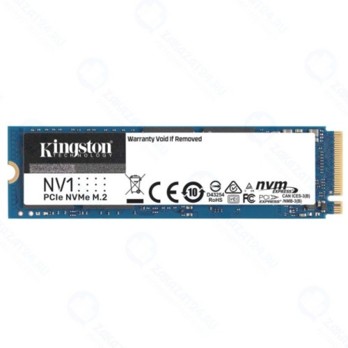 SSD диск KINGSTON M.2 2280 NV1 2.0 Тб PCI-E 3.0 x4 NVMe SNVS/2000G