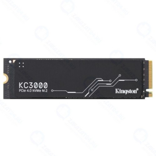SSD диск KINGSTON M.2 2280 KC3000 512 Гб PCI-E 4.0 x4 NVMe 3D TLC графеновый радиатор (SKC3000S/512G)
