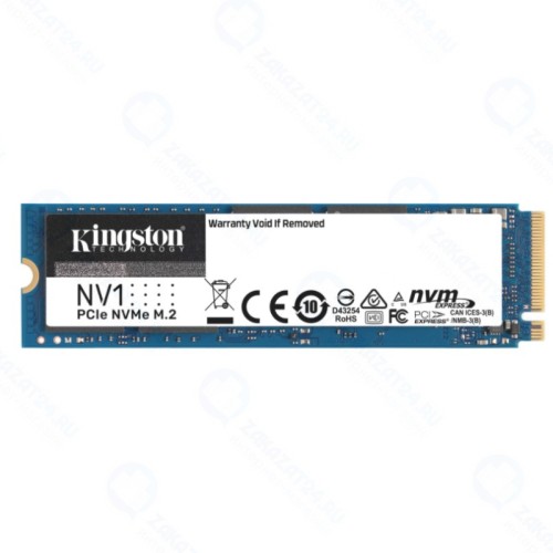 SSD диск KINGSTON M.2 2280 NV1 1.0 Тб PCI-E 3.0 x4 NVMe 3D QLC SNVS/1000G