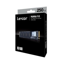 SSD диск M.2 2280 SSD Lexar NM610 250GB NVMe PCIe3x4 SM2263XT 3D TLC LNM610-250RB SSD диск M.2 2280 SSD Lexar NM610 250GB NVMe PCIe3x4 SM2263XT 3D TLC LNM610-250RB