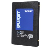 SSD диск PATRIOT 2.5" BURST 240 Гб SATA III NAND 3D (PBU240GS25SSDR)