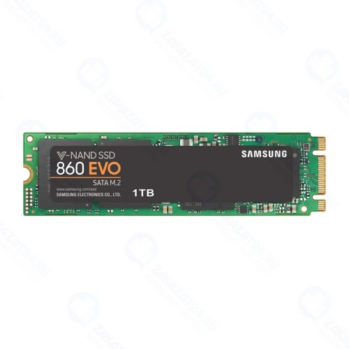 SSD диск SAMSUNG M.2 860 EVO 1000 Гб M.2 2280 SATA III (MZ-N6E1T0BW)
