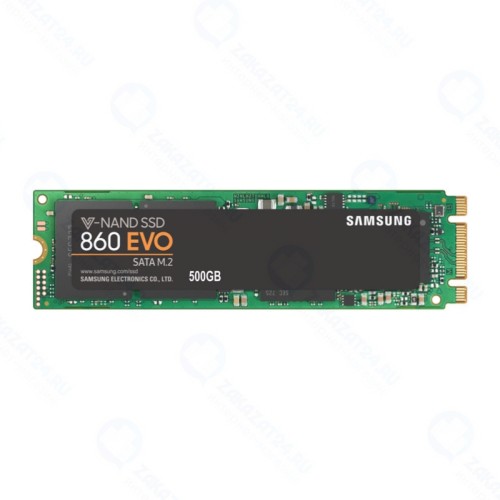 SSD диск SAMSUNG M.2 860 EVO 500 Гб M.2 2280 SATA III (MZ-N6E500BW)