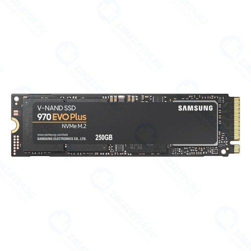 SSD диск SAMSUNG M.2 970 EVO Plus 250 Гб PCIe Gen 3.0 x4 V-NAND 3bit MLC (MZ-V7S250BW)