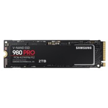 SSD диск SAMSUNG M.2 2280 980 PRO 2.0 Тб PCIe Gen 4.0 x4 NVMe V-NAND 3bit MLC (MZ-V8P2T0BW)