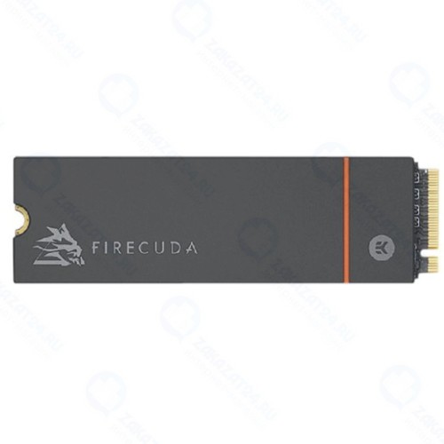 SSD диск SEAGATE FireCuda 530 M.2 2280 500 Гб PCI-E 4x4 NVMe 3D TLC, радиатор (ZP500GM3A023)