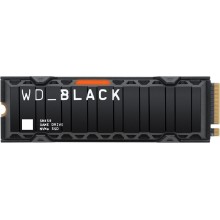 SSD диск Western Digital Black SN850 M.2 2280 500 Gb PCIe Gen4x4 NVMe 3D NAND TLC радиатор RGB (WDS500G1XHE)