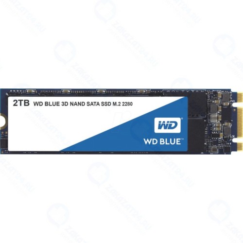 SSD диск Western Digital Blue M.2 2Tb SATA III TLC WDS200T2B0B