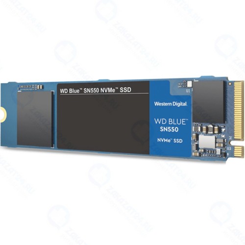 SSD диск Western Digital Blue SN550 M.2 2280 500 Gb PCIe Gen3x4 NVMe 3D NAND TLC (WDS500G2B0C)