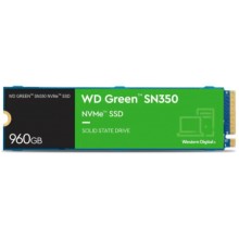 SSD диск Western Digital Green SN350 M.2 2280 960 Gb PCIe Gen3 x4 NVMe TLC (WDS960G2G0C)