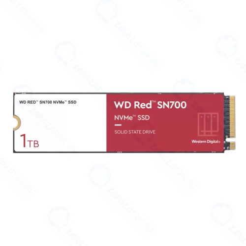 SSD диск Western Digital Red SN700 M.2 2280 1.0 Tb PCIe Gen3x4 NVMe 3D NAND TLC (WDS100T1R0C)