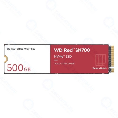 SSD диск Western Digital Red SN700 M.2 2280 500 Gb PCIe Gen3x4 NVMe 3D NAND TLC (WDS500G1R0C)