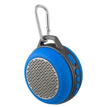 Беспроводная акустика Perfeo SOLO, FM, MP3 microSD, AUX, мощность 5Вт, 600mAh, синяя