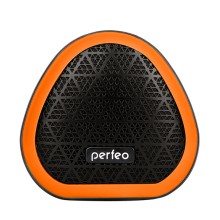 Беспроводная колонка Perfeo TRIANGLE, черно-оранжевый