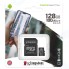 Карта памяти micro SDXC 128Gb Kingston Canvas Select Plus UHS-I U1 A1 + ADP (100/10 Mb/s)