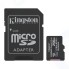 Карта памяти micro SDXC 256Gb Kingston Canvas Select Plus UHS-I U3 V30 A1 + ADP (100/85 Mb/s)