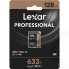 Карта памяти 128Gb Lexar Professional 633x SDXC Class 10 UHS-I U3 V30 (95/45 MB/s) LSD128CB633