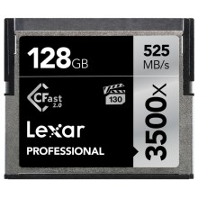 Карта памяти CFast 2.0 128Gb Lexar Professional 3500x (525/445 MB/s) Карта памяти CFast 2.0 128Gb Lexar Professional 3500x (525/445 MB/s)