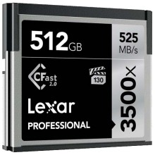 Карта памяти CFast 2.0 512Gb Lexar Professional 3500x (525/445 MB/s)