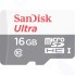 Карта памяти Sandisk Ultra microSDHC 16Gb Class 10 UHS-I (80/10 MB/s) + ADP, SDSQUNB-016G-GN3MA