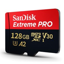 Карта памяти micro SDXC 128Gb Sandisk Extreme Pro UHS-I U3 V30 A2 + ADP (170/90 MB/s)