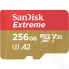 Карта памяти micro SDXC 256Gb Sandisk Extreme UHS-I U3 V30 A2 + ADP (160/90 MB/s)