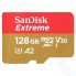 Карта памяти micro SDXC 128Gb Sandisk Extreme UHS-I U3 V30 A2 + ADP (160/90 MB/s)