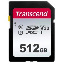 Карта памяти 512Gb Transcend 300S SDXC UHS-I U3 V30 (100/85 MB/s)