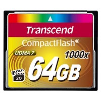 Карта памяти CompactFlash 64GB Transcend 1000X (160/120 Mb/s) TS64GCF1000