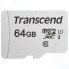 Карта памяти micro SDXC 64Gb Transcend 300S UHS-I U1 A1 + ADP (100/25 Mb/s)