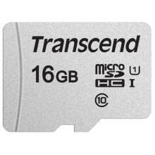 Карта памяти micro SDHC 16Gb Transcend 300S UHS-I U1 (95/10 Mb/s)