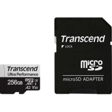 Карта памяти micro SDXC 256Gb Transcend 340S UHS-I U3 V30 A2 + ADP (160/125 Mb/s)