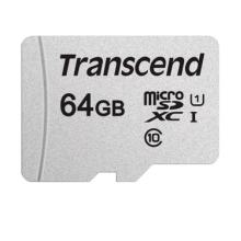 Карта памяти micro SDXC 64Gb Transcend 300S UHS-I U1 A1 (100/25 Mb/s)