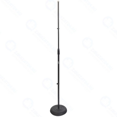 Микрофонная стойка ROCKDALE 3606 прямая на круглом основании, в 95-165 см, металл, чёрная