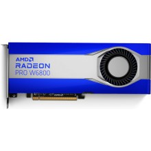 Профессиональная видеокарта DELL AMD Radeon Pro WX 6800 32768Mb (490-BHCL) OEM