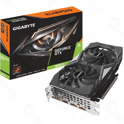 Видеокарта GIGABYTE GeForce GTX 1660 Ti 6144Mb D6 (GV-N166TD6-6GD)