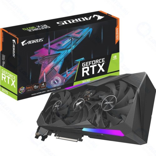 Видеокарта GIGABYTE GeForce RTX 3070 LHR 8192Mb AORUS MASTER V2.0 (GV-N3070AORUS M-8GD 2.0)