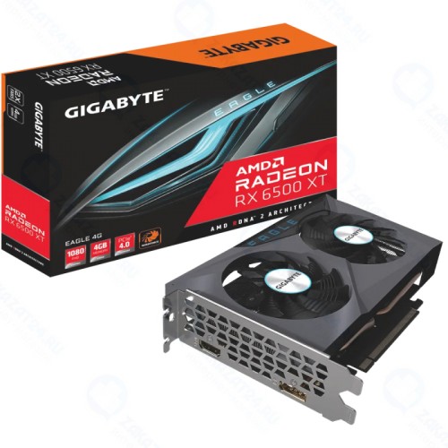 Видеокарта GIGABYTE Radeon RX 6500 XT 4096Mb EAGLE (GV-R65XTEAGLE-4GD)