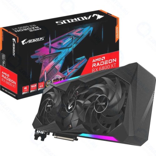 Видеокарта GIGABYTE Radeon RX 6800 XT 16384Mb AORUS MASTER (GV-R68XTAORUS M-16GD)
