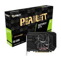 Видеокарта Palit GeForce GTX 1660 Ti PCI-E 3.0 6144Mb 192 bit DVI HDMI Display Port HDCP StormX (NE6166T018J9-161F)