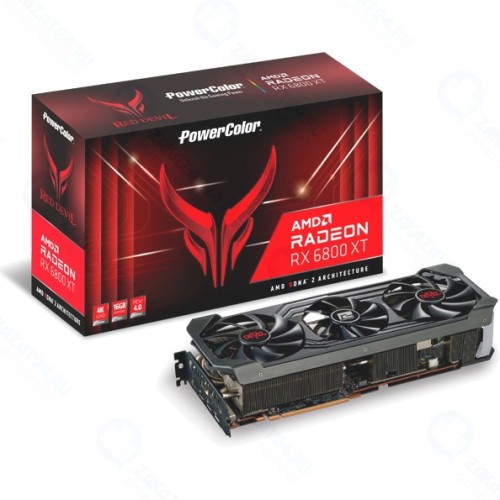 Видеокарта POWERCOLOR Radeon RX 6800 XT 16384Mb (AXRX 6800XT 16GBD6-3DHE/OC)