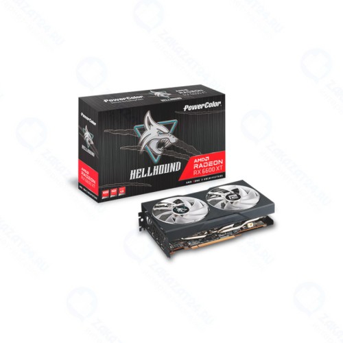 Видеокарта POWERCOLOR Radeon RX 6600 XT 8192Mb Hellhound OC (AXRX 6600XT 8GBD6-3DHL/OC)