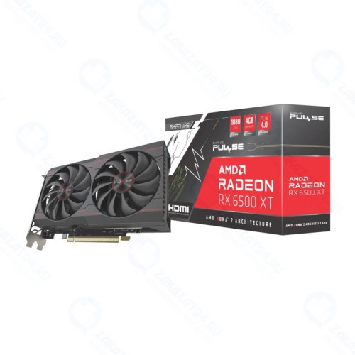 Видеокарта SAPPHIRE Radeon RX 6500 XT 4096Mb PULSE (11314-01-20G)
