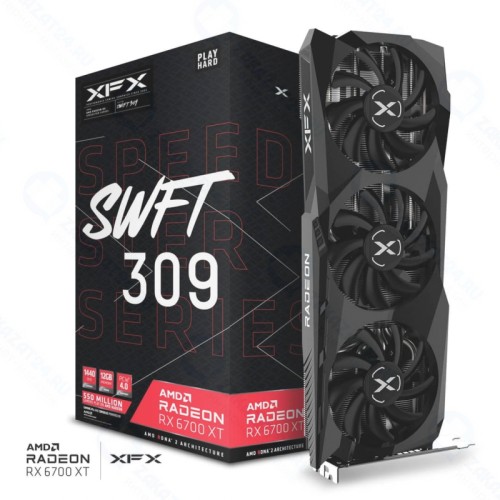 Видеокарта XFX Radeon RX 6700 XT 12288Mb Speedster SWFT 309 CORE (RX-67XTYJFDV)