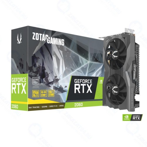 Видеокарта ZOTAC GeForce RTX 2060 12288Mb (ZT-T20600F-10M)